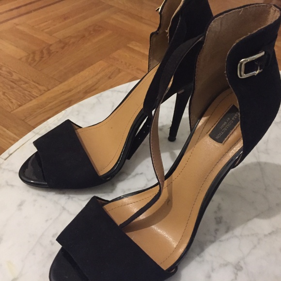 Zara Collection Black Heel Sandals - Picture 5 of 6